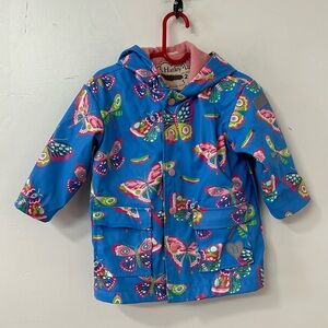 Hatley Blue Butterfly Raincoat for Kids